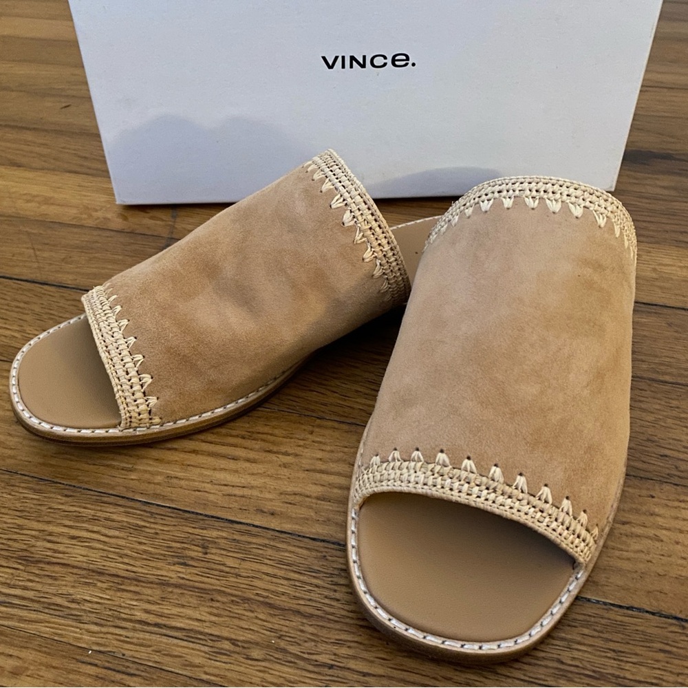 Vince Women's Padmore Suede Sandals 9.5